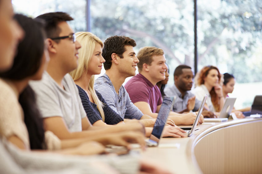 College Students in Classroom